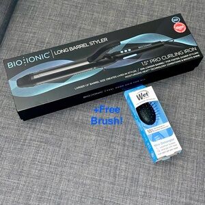 Bio Ionic- Long Barrel Curling Iron 1.5 Inch